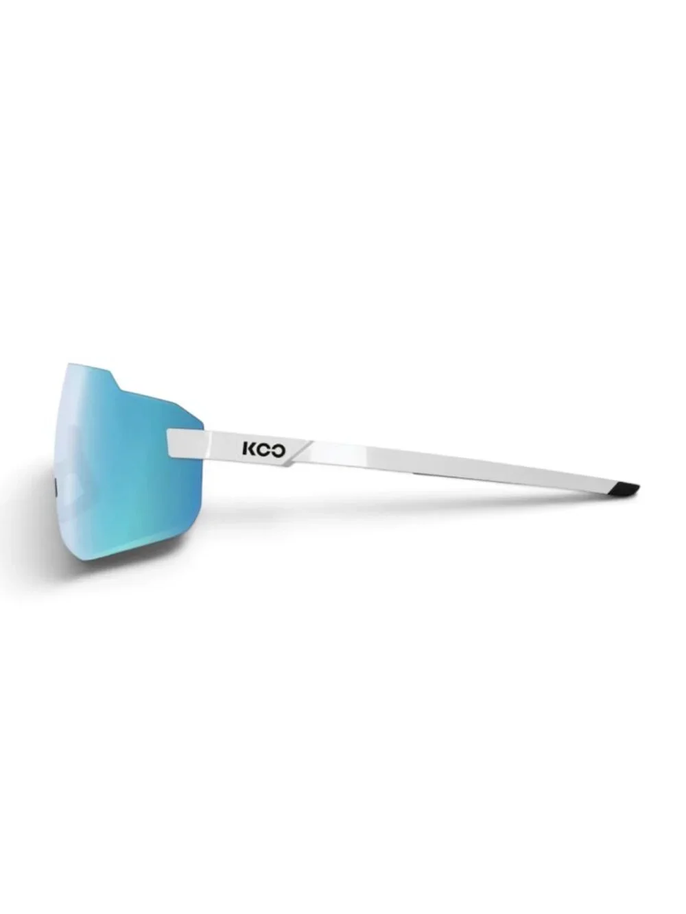 Koo Supernova White Lens: Turquoise Mirror Cycling Sunglasses (NEW) OEY00007 699